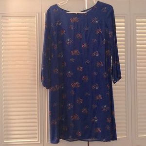 Blue Floral Dress
